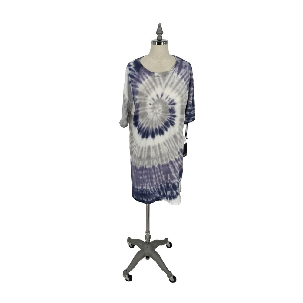 Michael Lauren Dress Women's‎ Small Purple & White Tie Die